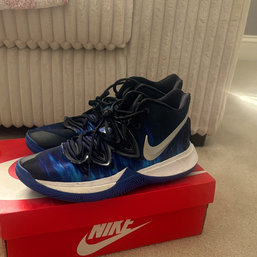 Nike Blue and Black Athletic Sneakers